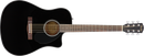 Fender CD-60SCE Acoustic Electric Guitar. Black