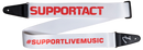 Fender Support Act Charity Strap - White/Red