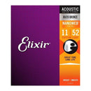 ELIXIR ACOUSTIC STRINGS NANOWEB 11-52