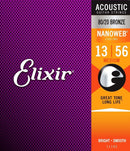 ELIXIR ACOUSTIC STRINGS NANOWEB 13-56