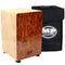 MANO CAJON WITH CARRY BAG. ROSEWOOD VENEER FRONT