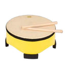 MANO 10" FLOOR DRUM WITH STICKS YELLOW