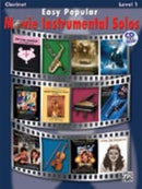 EASY POPULAR MOVIE INSTRUMENTAL SOLOS. CLARINET