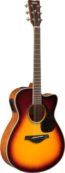 YAMAHA ACOUSTIC GUITAR, SMALL BODY. SUNBURST