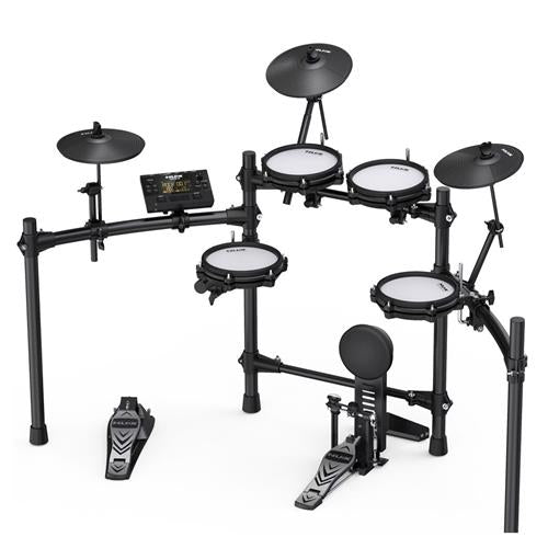 NU-X DM210 Portable 8-Piece Electronic Drum Kit with All Mesh Heads