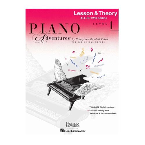 PIANO ADVENTURES ALL IN TWO. LESSON/THEORY LEVEL 1