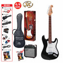 SX ELECTRIC GUITAR KIT. BLACK