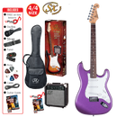 SX ELECTRIC GUITAR KIT PURPLE