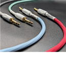 Hex Series Silent Cable 18.6 ft Daphne Blue right angle