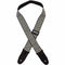 Colonial Leather Jacquard Guitar Strap Silver Diamonds