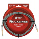 Carson Rocklines YHQ2 Stereo 3.5mm to 3.5mm with 1/4 Inch Adaptor Audio Patch Cable – 6ft