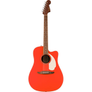Fender California Standard Redondo CE Acoustic Guitar in Fiesta Red