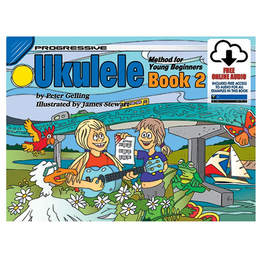 Progressive Ukulele Method Book 2 for The Young Beginner Book/Online Audio