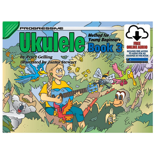 Progressive Ukulele Method Book 3 for The Young Beginner Book/Online Audio