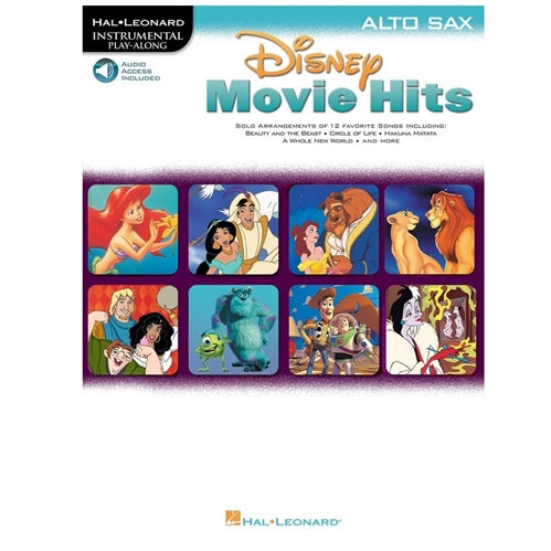 DISNEY MOVIE HITS BK/OLA ALTO SAX