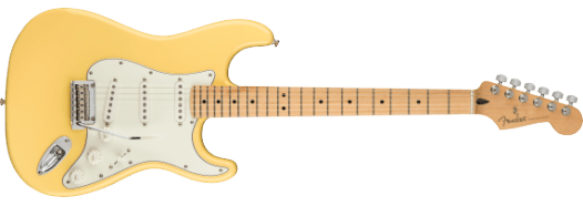 FENDER PLAYER STRAT MAPLE NECK. BUTTERCREAM