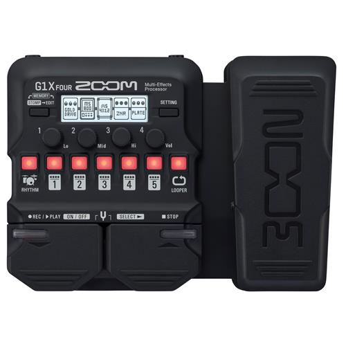 ZOOM G1X FOUR GUITAR FX WITH EXPRESSION PEDAL