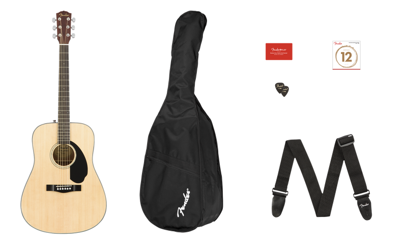 Fender CD-60S Dreadnought Pack. Natural