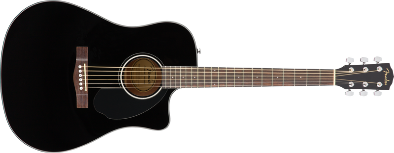 Fender CD-60SCE Acoustic Electric Guitar. Black