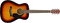 Fender CC-60SB Acoustic Guitar Concert Size. Sunburst
