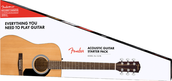 Fender Acoustic Guitar Pack FA-115 V2 . Natural