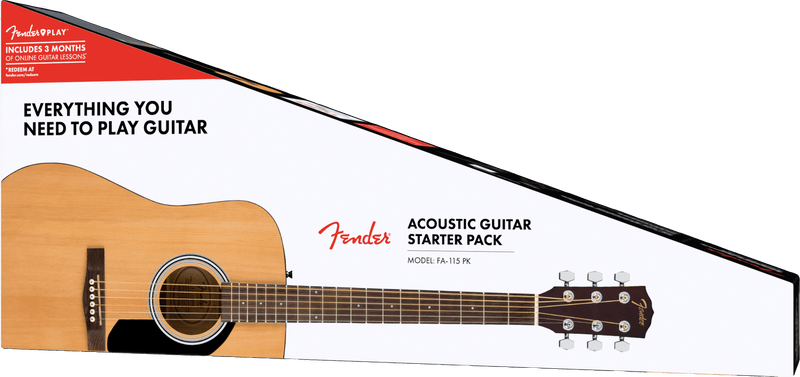 Fender acoustic hot sale guitar starter pack
