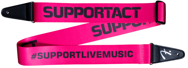 Fender Support Act Charity Strap - Pink/Black