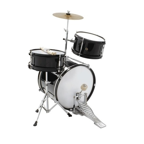 DXP 3 PIECE JUNIOR DRUM KIT. BLACK