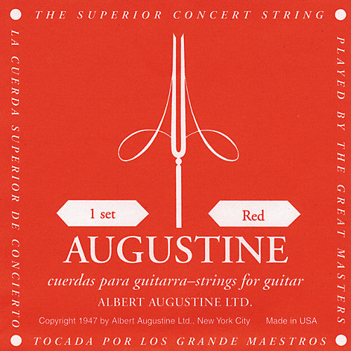 AUGUSTINE RED CLASSICAL STRINGS. MEDIUM TENSION