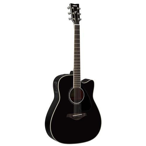 YAMAHA ACOUSTIC GUITAR FGX830. BLACK