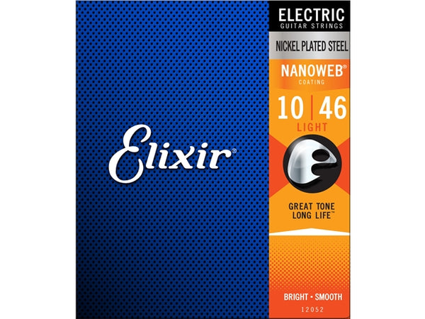 ELIXIR ELECTRIC STRINGS NANOWEB 10-46
