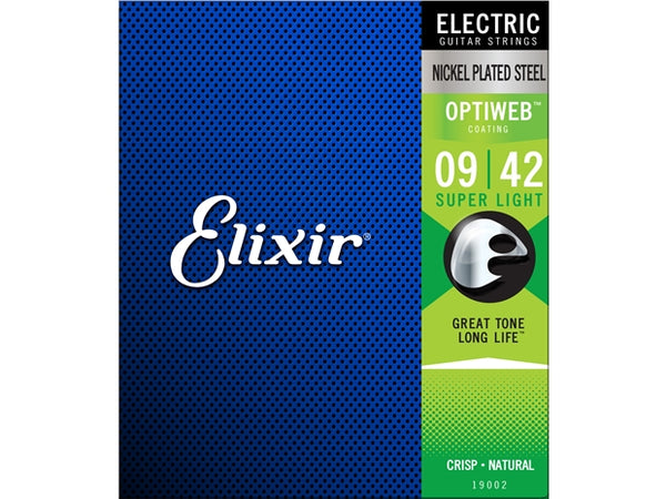ELIXIR ELECTRIC STRINGS OPTIWEB 9-42