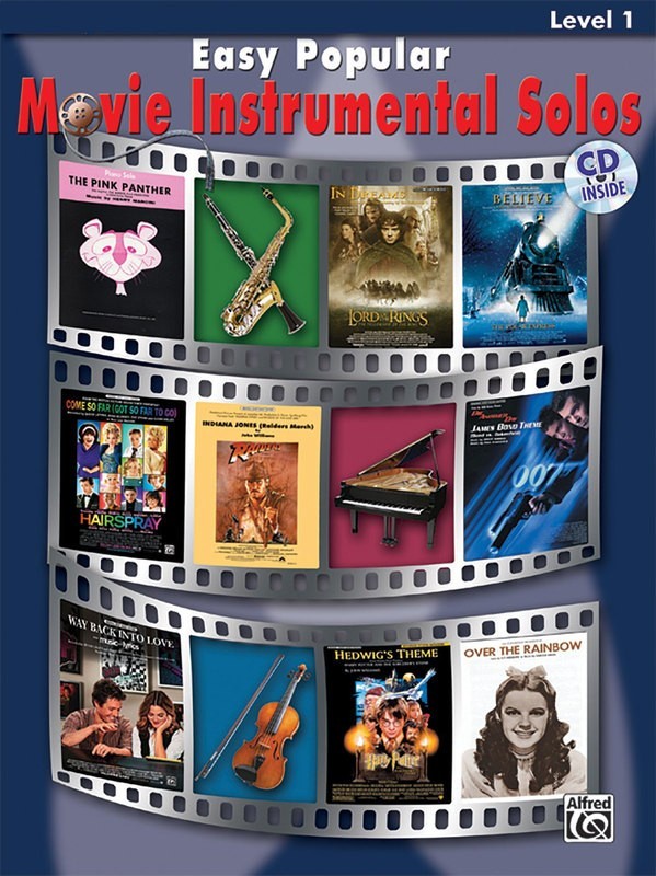 EASY POPULAR MOVIE INSTRUMENTAL SOLOS BK/CD. FLUTE