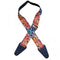 GUITAR STRAP Colonial Leather Aboriginal Art - Kangaroo Ground