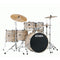 TAMA IE62H6W IMPERIALSTAR 6PCE KIT W/HARDWARE. Natural Zebrawood Wrap