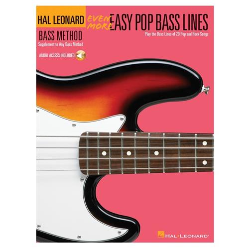 EVEN MORE EASY POP BASS LINES BK/OLA