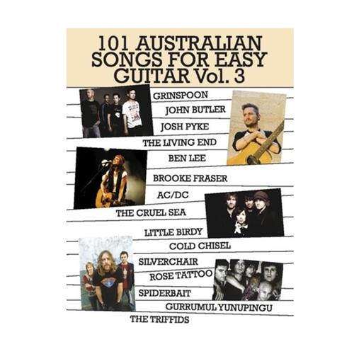 101 AUSTRALIAN SONGS FOR EASY GUITAR VOL 3