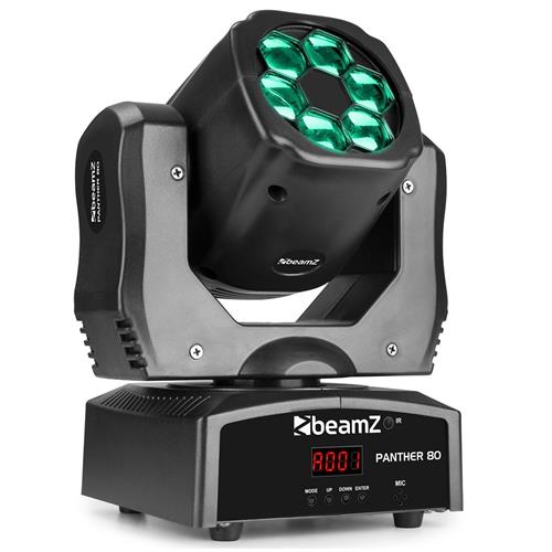 BeamZ Panther 80 LED Moving Head Effect with IRC