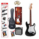 SX 3/4 SIZE ELECTRIC GUITAR PACK. BLACK