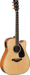 YAMAHA FGX820 CUTAWAY ACOUSTIC GUITAR. NATURAL