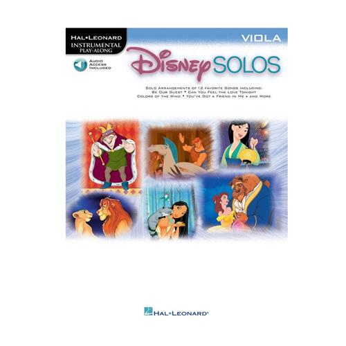 DISNEY SOLOS VIOLA BK/CD