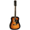 REDDING 12-STRING ACOUSTIC/ELEC GUITAR. SUNBURST