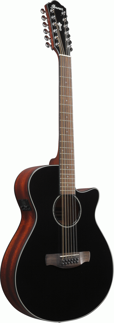 IBANEZ AEG5012 BKH 12 STRING ACOUSTIC GUITAR