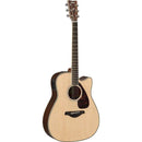 Yamaha Acoustic Guitar FGX830C. NATURAL