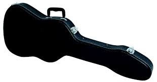 CASE STRAT SHAPED PLYWOOD COVERED BLACK
