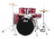 PEARL ROADSHOW FUSION+ 5PCE DRUMKIT. RED