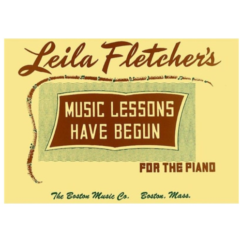 MUSIC LESSONS HAVE BEGUN