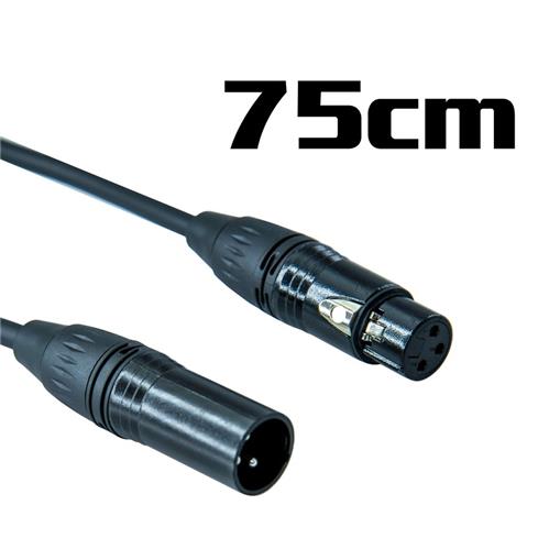 AVE DMX Cable 3 Pin 75cm