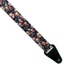 Colonial Leather Printed Web Strap - Floating Skulls