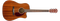 Fender CD-140SCE All Mahogany Electric Acoustic inc hard case